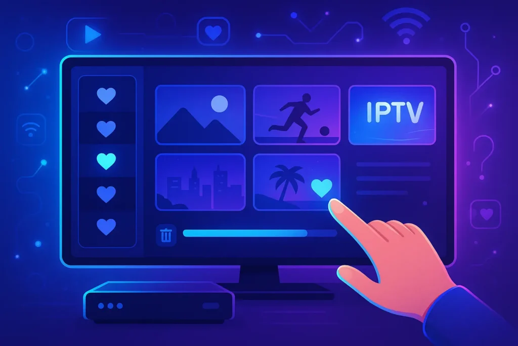 How to Clear Favourites on IPTV?