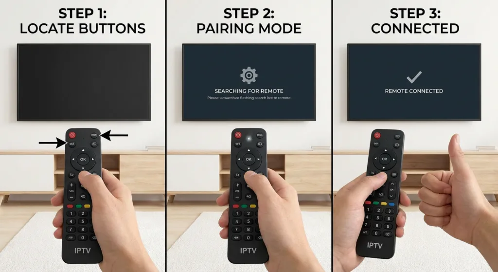 How to Connect IPTV Remote to TV?