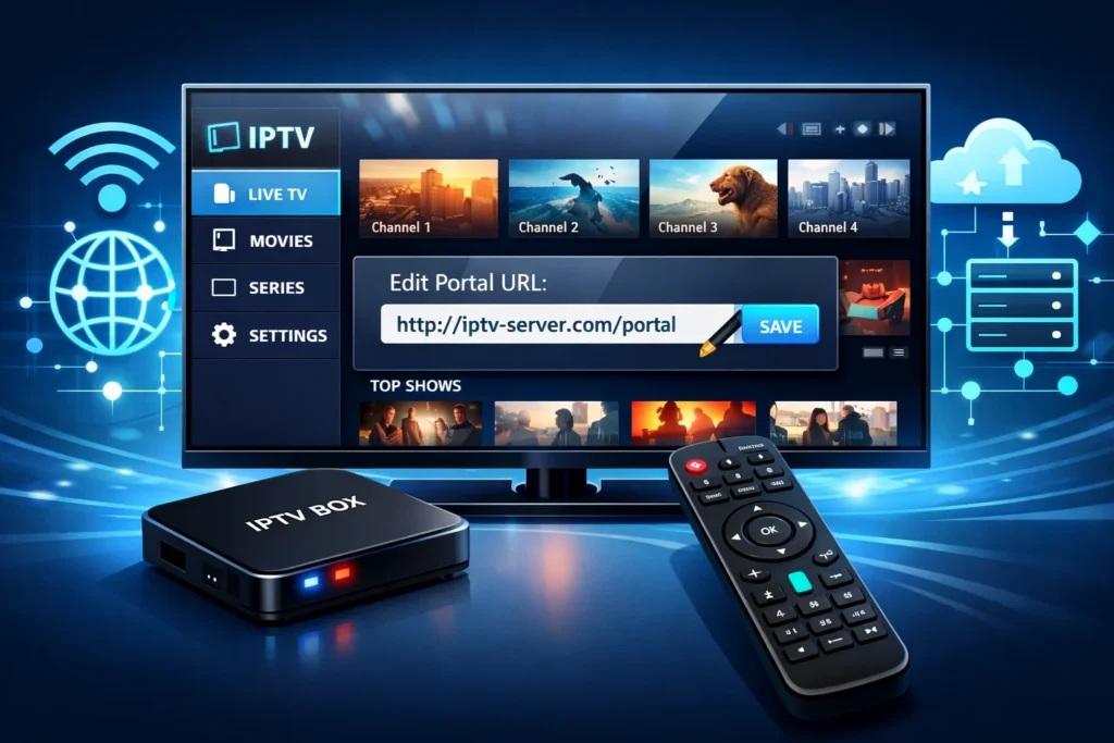 How to Change URL on IPTV Box?