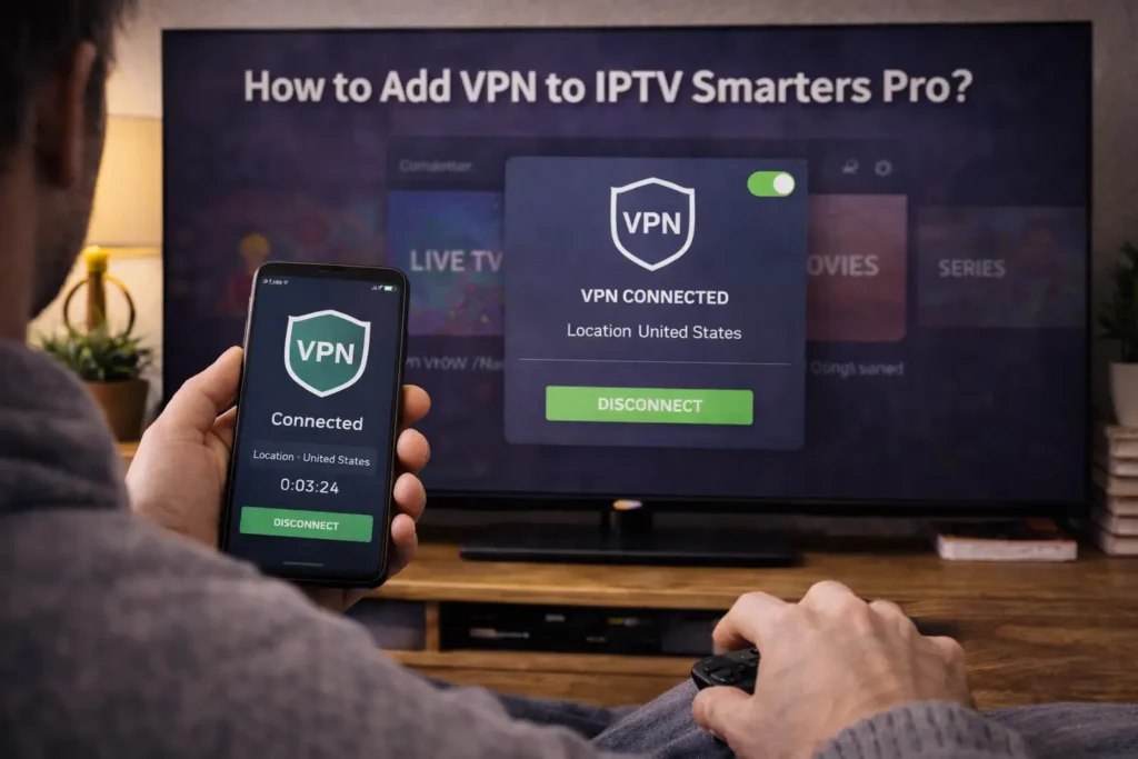 How to Add VPN to IPTV Smarters Pro?