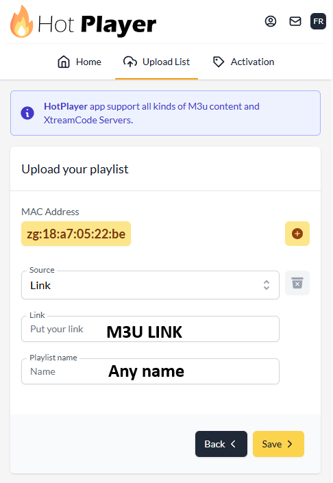 add playlist hot player