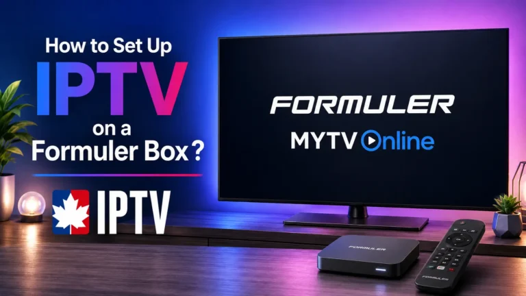 iptv on a formuler box