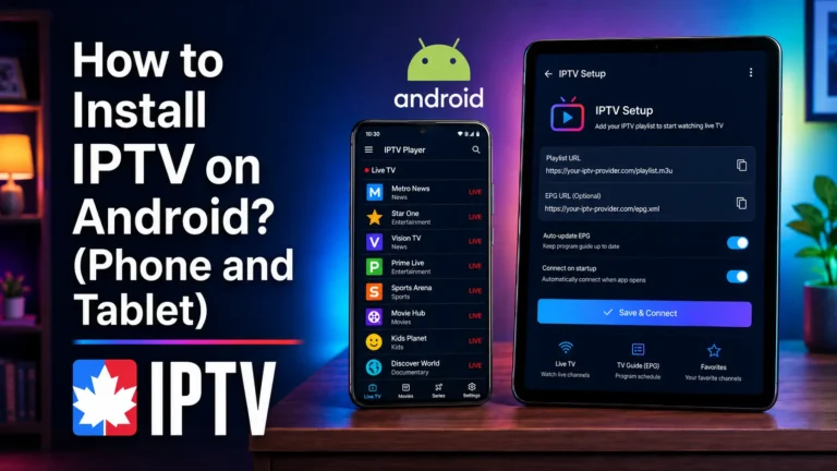 iptv on android phone and tablet