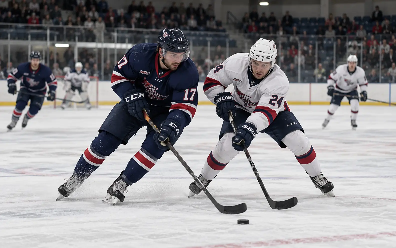 Live hockey game streaming in 4K on IPTV